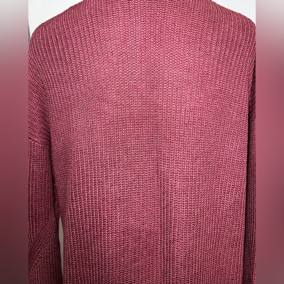🩷NWT LULULEMON CASHLU SWEATER WRAP IN HEATHERED MULLED WINE M/L - Picture 13 of 15